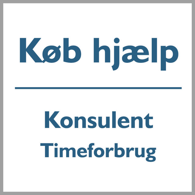 Køb Hjælp - Konsulent timeforbrug