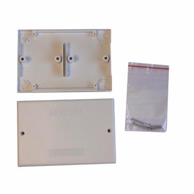 plastic housing for 2 modules - 130x90mm