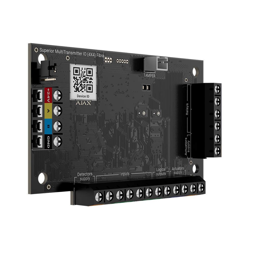 Ajax Superior MultiTransmitter IO 4x4 - Fibra - Black