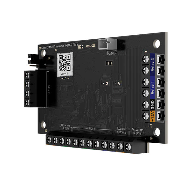 Ajax Superior MultiTransmitter IO 4x4 - Fibra - Black