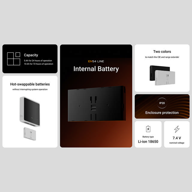 Ajax EN54 Internal Battery (24h) - Black - Fire Hub і Fire Rex