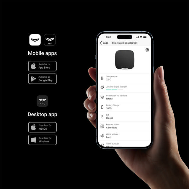 AJAX - Street Sirene Double Deck – Superior – Black