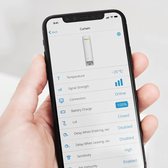 Ajax - MotionProtect Curtain - Baseline - White