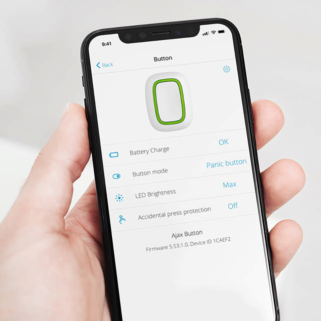 Ajax Button - ARAS Line - white