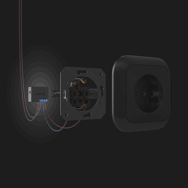 Ajax WallSwitch - ARAS Line - black