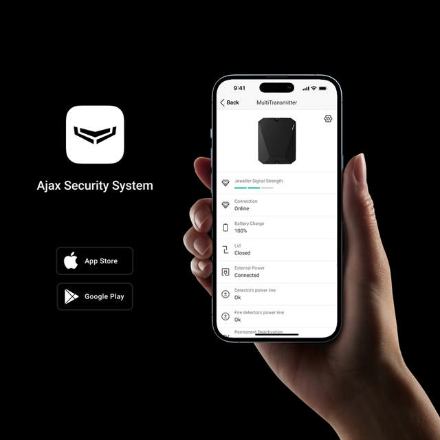 Ajax MultiTransmitter - ARAS Line - black