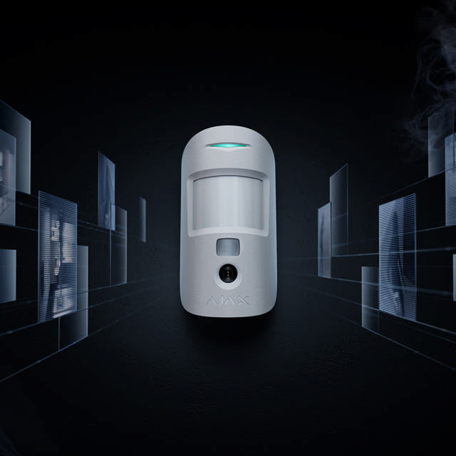 Ajax MotionCam (PhOD) Jeweller - ARAS Line - white