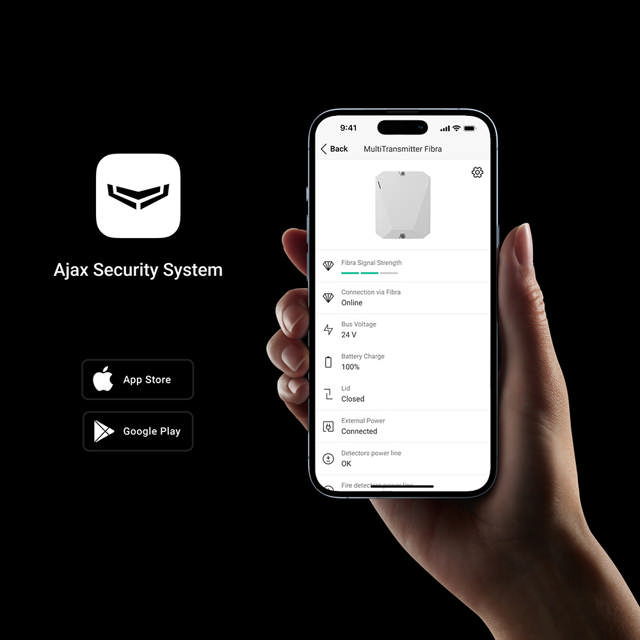Ajax MultiTransmitter - Fibra - white
