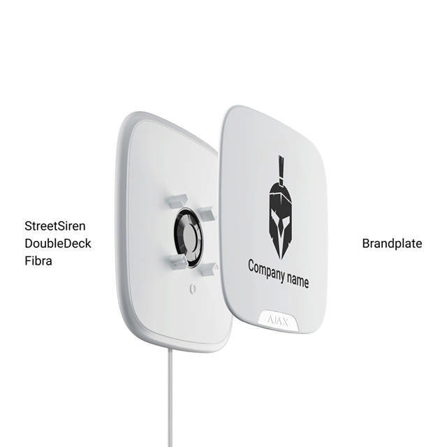 Ajax StreetSiren DoubleDeck - Fibra - white