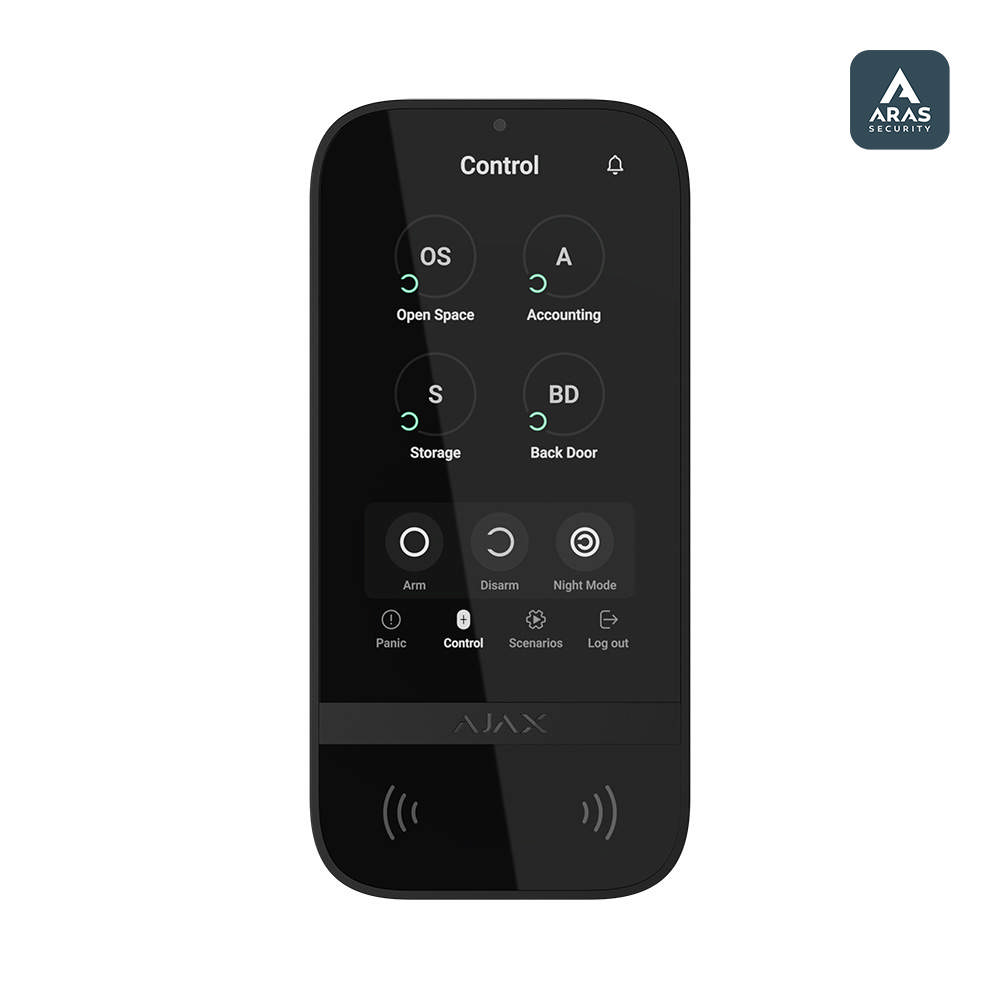 Ajax KeyPad TouchScreen - ARAS Line - black