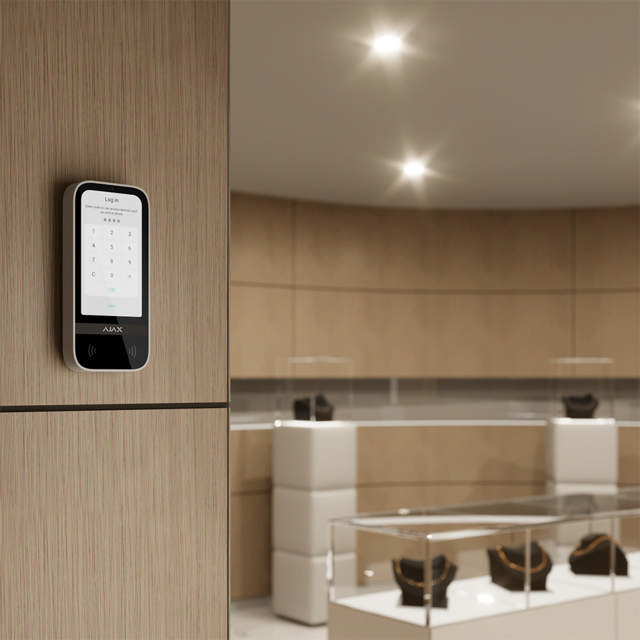 Ajax KeyPad TouchScreen - ARAS Line - white