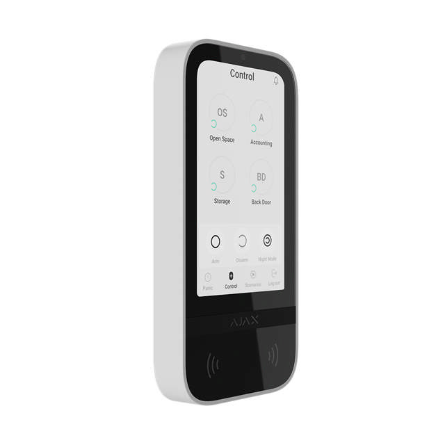 Ajax KeyPad TouchScreen - ARAS Line - white