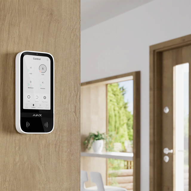 Ajax KeyPad TouchScreen - ARAS Line - white