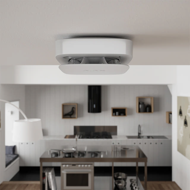 Ajax FireProtect 2 AC (Heat/Smoke/CO) - BL - white