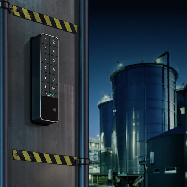 Ajax KeyPad Outdoor Jeweller - Black