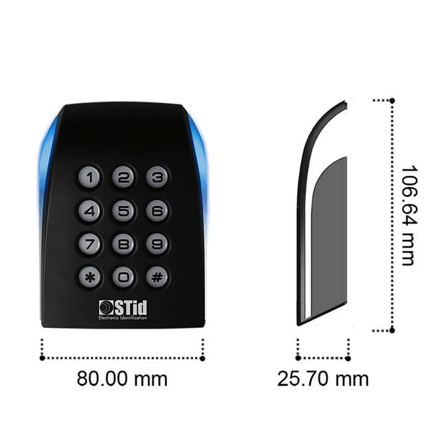 STID Architect - Standard - OSDP - Mifare - m/tast