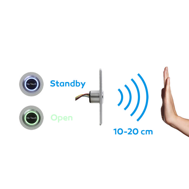 NO TOUCH - Udtryk - Door EXIT button