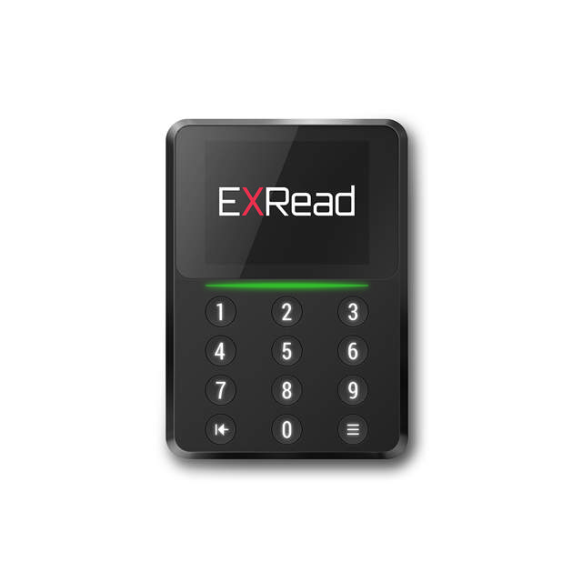 EXRead G2 Display Læser - Med tastatur -OSDP V2