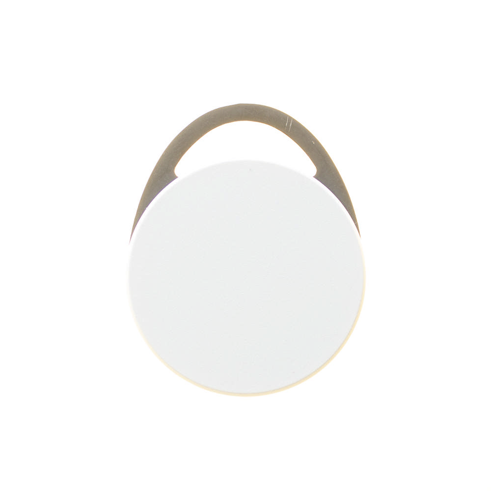 ID-brik - Nøglering - Mifare 1K - 4B - Hvid