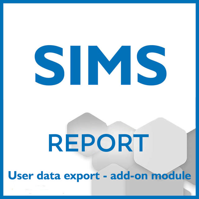 SIMS - Rapporteringsværktøj - Brugerdata eksport