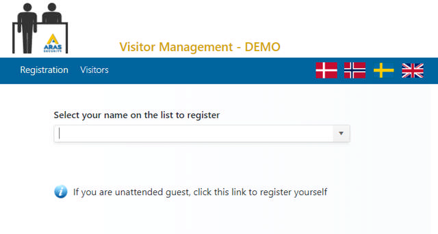 SIMS - Gæsteregistrering