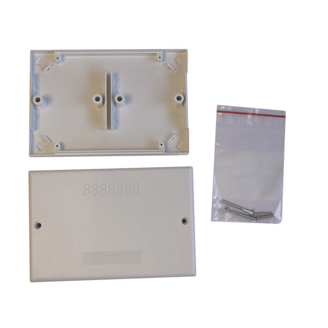 Plastkabinet til 2 moduler - 130x90mm