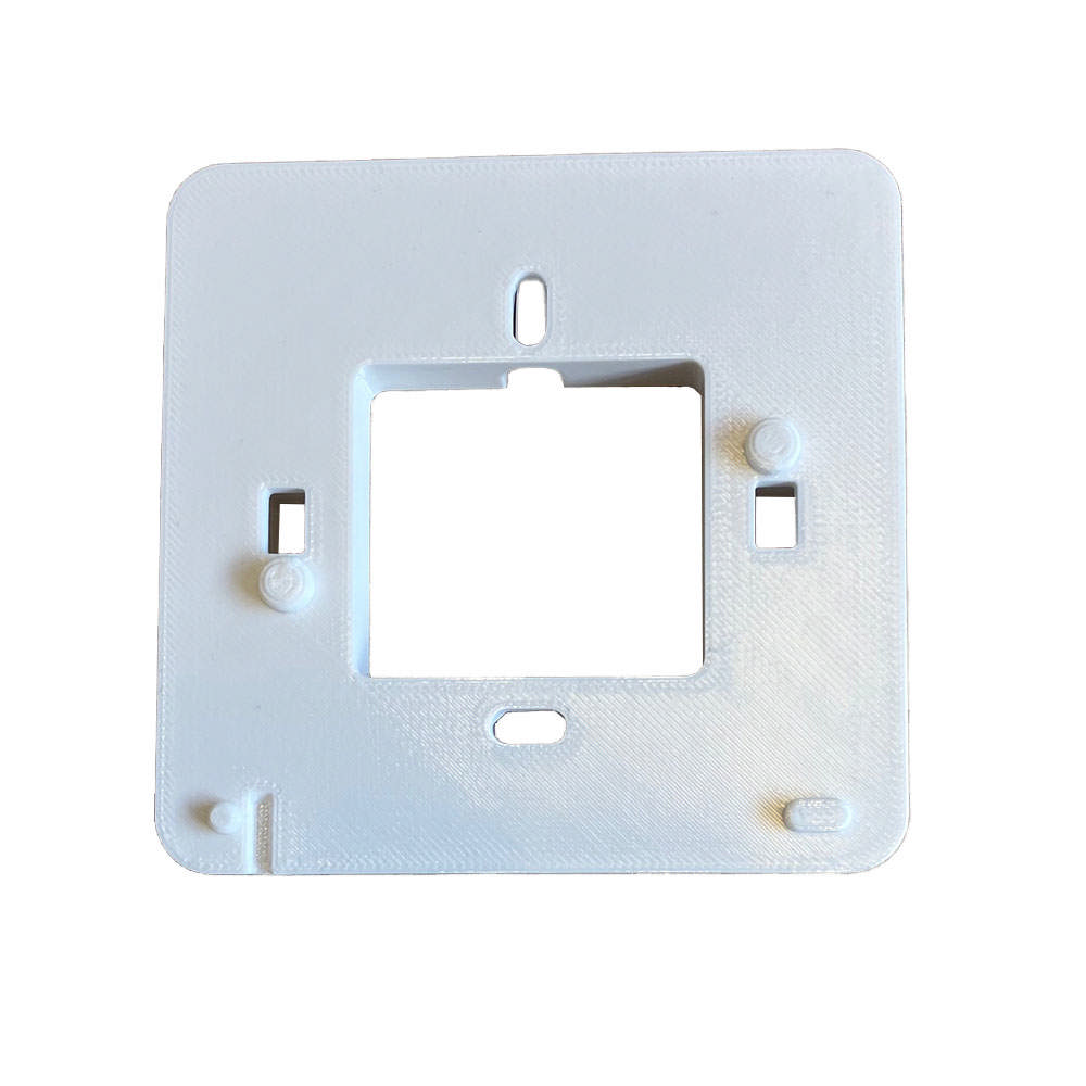 Spacer Wall Mount til readID™ Wall E - 10 mm - White - Optional Cable Cut Out