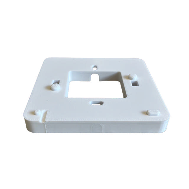 Spacer Wall Mount til readID™ Wall E - 10 mm - White - Optional Cable Cut Out