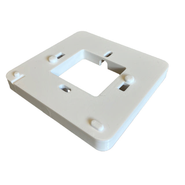 Spacer Wall Mount til readID™ Wall E - 10 mm - White - Optional Cable Cut Out