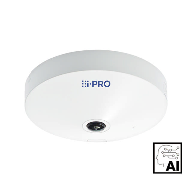 i-PRO - 5MP - Indoor - 360 Fisheye - AI engine