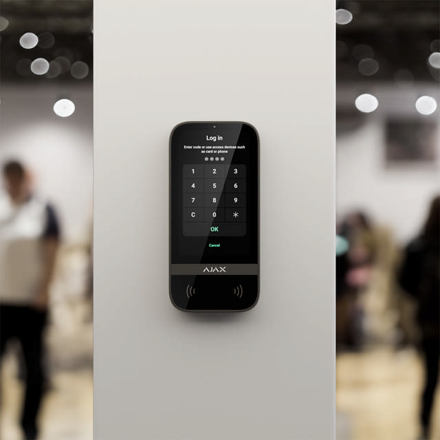 Ajax KeyPad TouchScreen - Baseline - Black