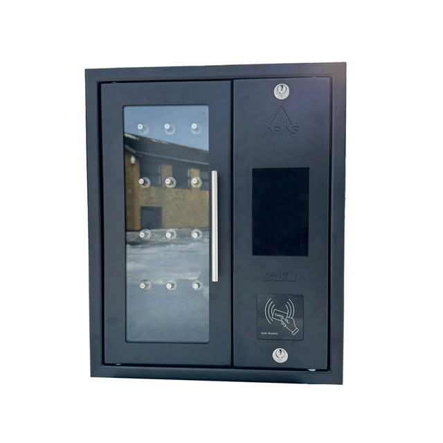 ARAS Nøgleskab - 12 keys - inkl. kortlæser - 55x45