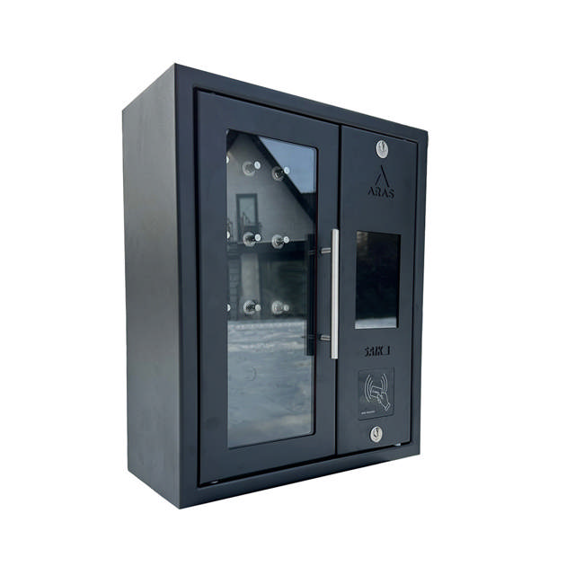 ARAS Nøgleskab - 9 keys - inkl. kortlæser - 55x45